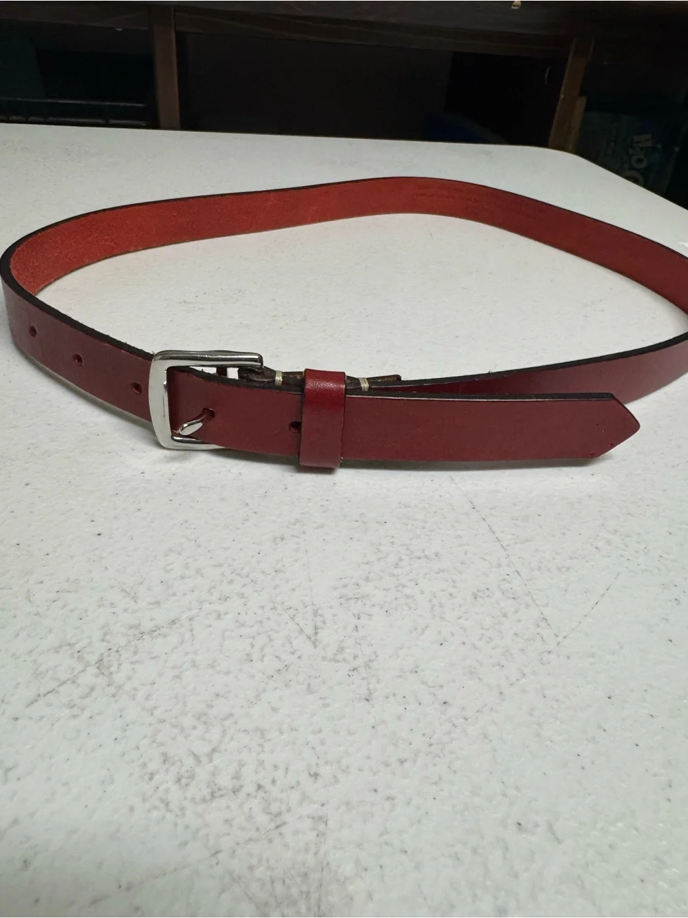 Coach Red Leather women’s Belt Bag Strap